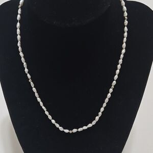 14k Gold Necklace With Pearls